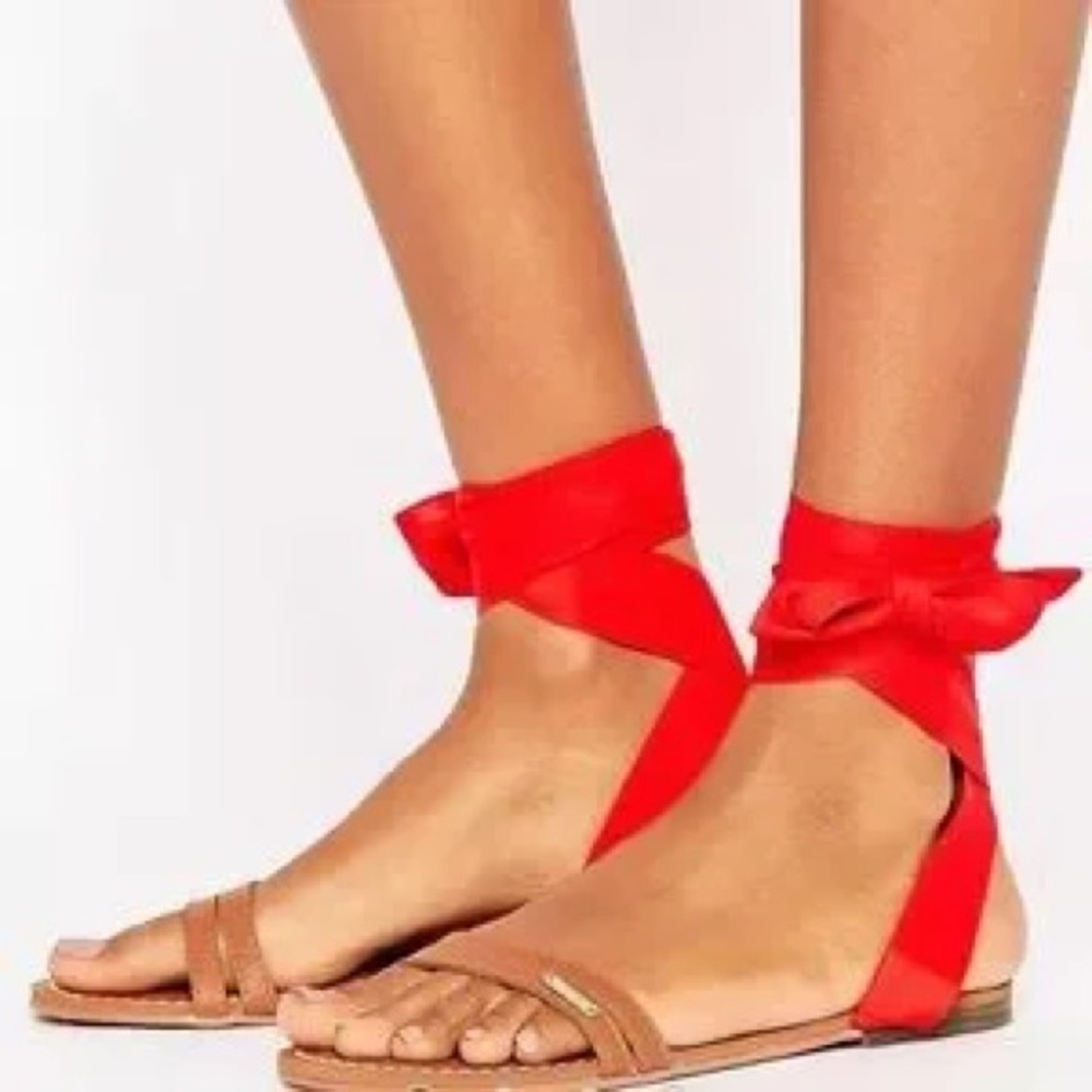 Abercrombie & Fitch Lace Up Sandals